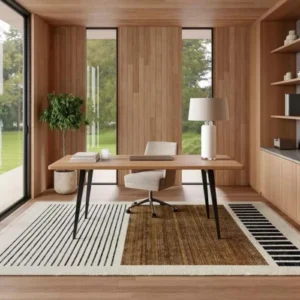 Keeva Striped Area Rug