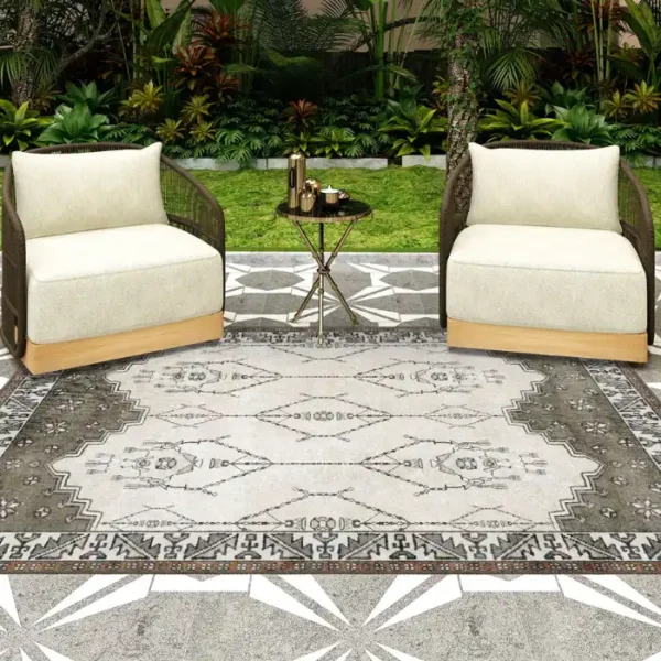 Keturah Brown Vintage Turkish Carpet image 2