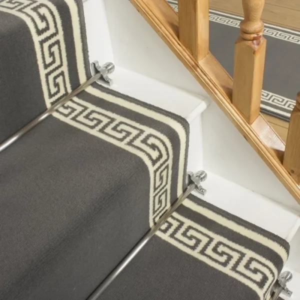 Key Grey Stair Runner image 2