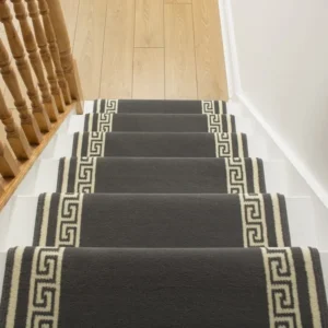 Key Grey Stair Runner image 3