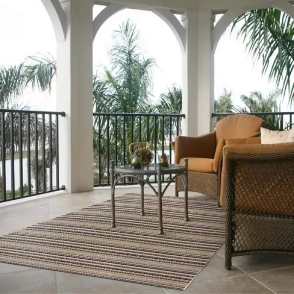 Lake Stripe Outdoor Rug