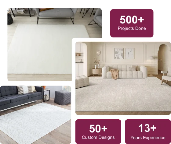 Premium white carpets for luxury interiors