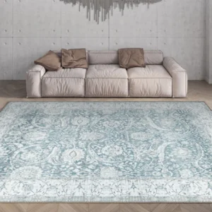 Leonie Blue Vintage Turkish Carpet img 2