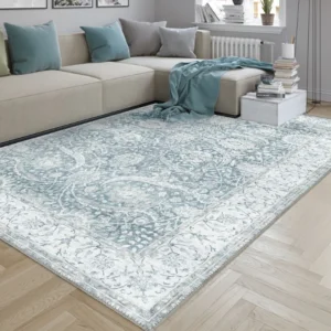 Leonie Blue Vintage Turkish Carpet img 3