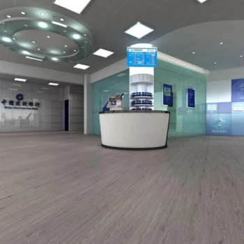 Durable vinyl floors for hospitals