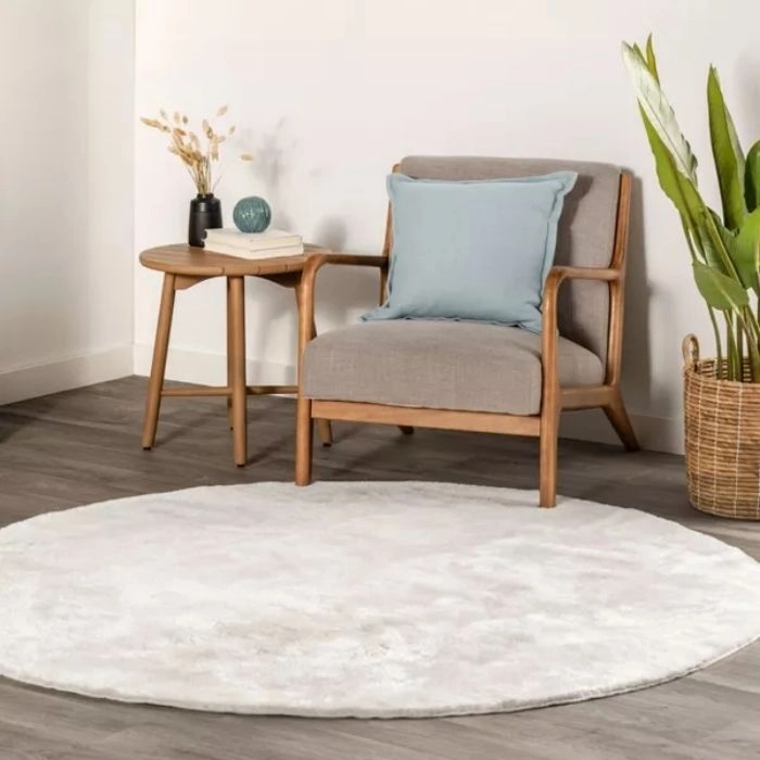 Loni Plush Shag Round Rug