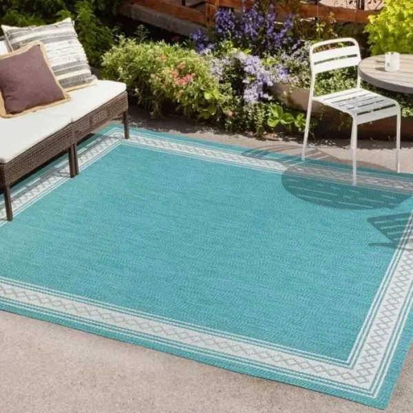 Lucia Diamond Outdoor Rug img 1