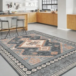 Magnus Medallion Washable Turkish Carpet img 2