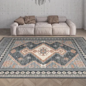 Magnus Medallion Washable Turkish Carpet img 3
