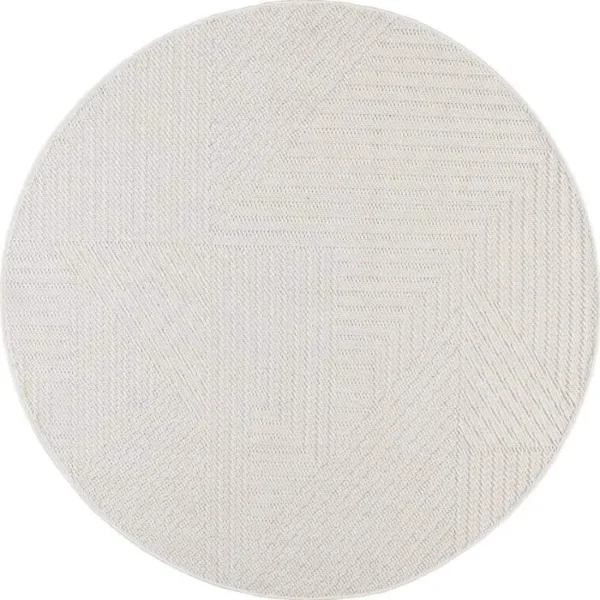 Makena Modern Geometric Round Rug img 4