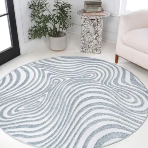 Maribo Groovy Striped Round Rug
