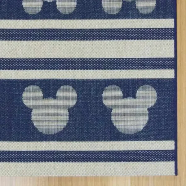 Mickey Stripes Outdoor Rug img 1