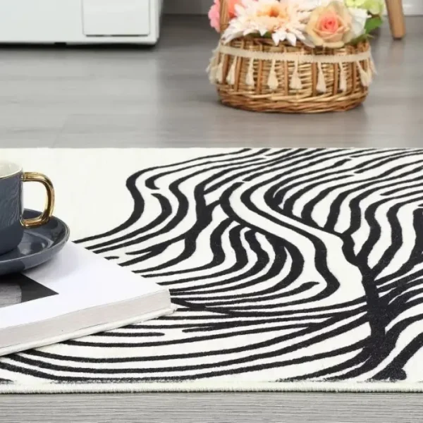 Modern Abstract Indoor Area Rug img 1