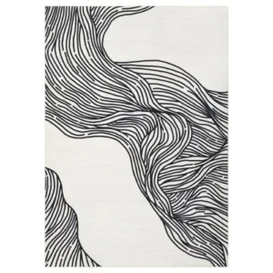 Modern Abstract Indoor Area Rug img 4