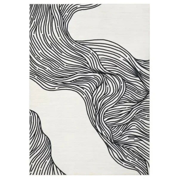 Modern Abstract Indoor Area Rug img 4