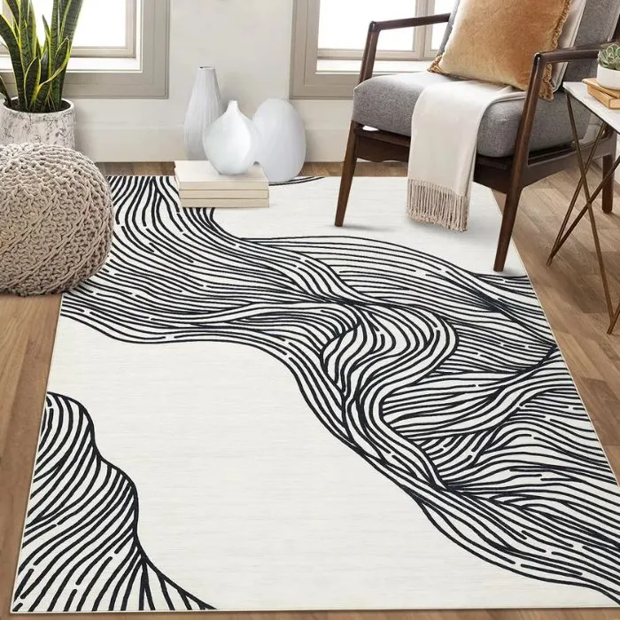 Modern Abstract Indoor Area Rug