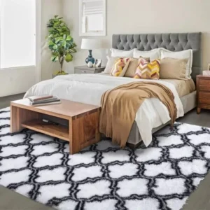 Modern Fluffy Shaggy Rug img 1