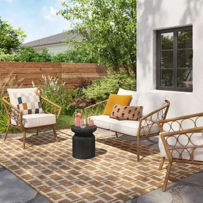 Modern Geometric Outdoor Area Rug