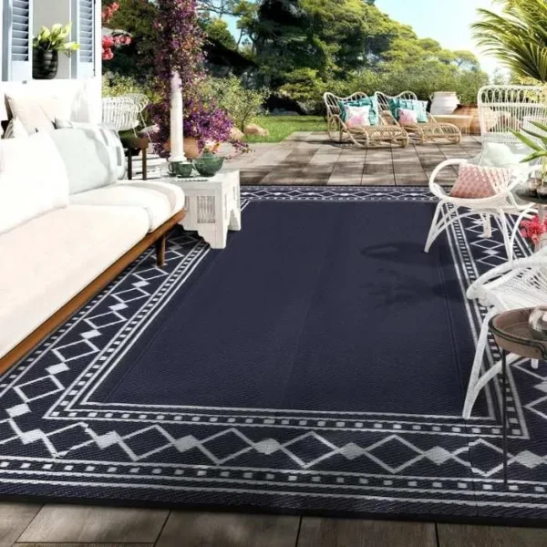Modern Geometric Outdoor Rug