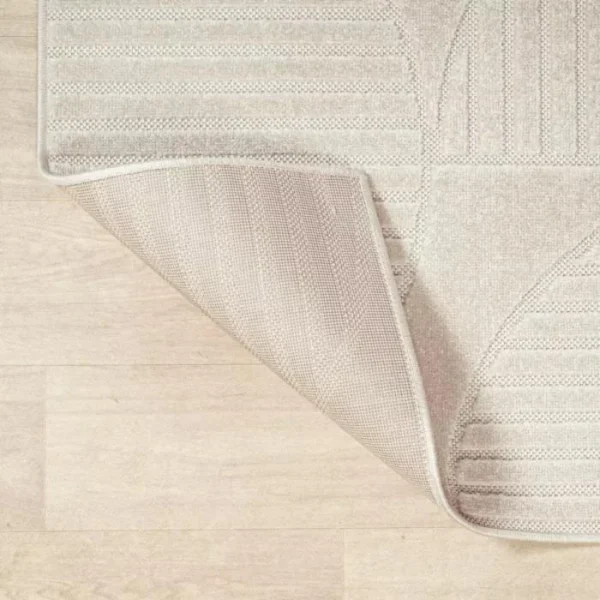 Nordby Arch Striped Round Rug img 2