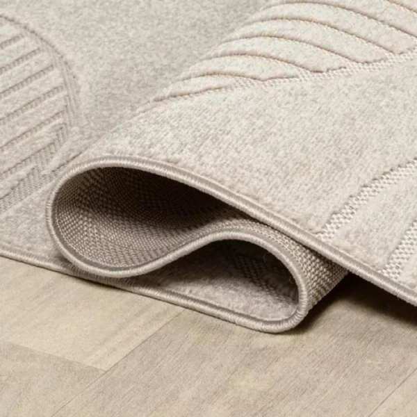 Nordby Arch Striped Round Rug img 3
