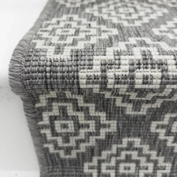 Olmec Grey Stair Carpet image 2