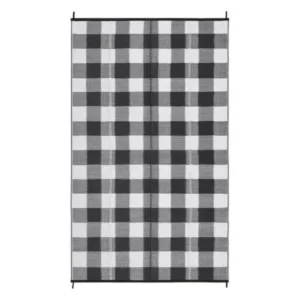 Plaid Reversible Outdoor Rug img 3
