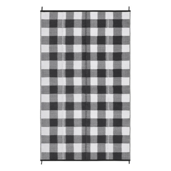 Plaid Reversible Outdoor Rug img 3