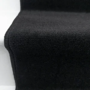 Plain Black Stair Carpet image 2