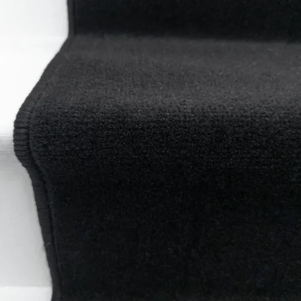 Plain Black Stair Carpet image 2