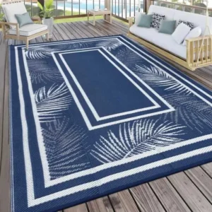 Plastic Straw Outdoor Rug