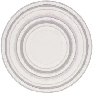 Power Loomed Indoor Round Rug img 3