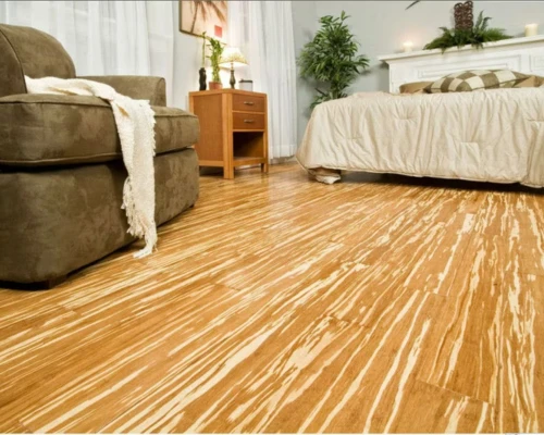 Stylish bamboo flooring Dubai home