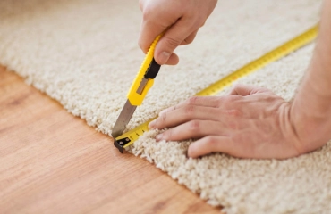 Expert white carpet installation in Dubai