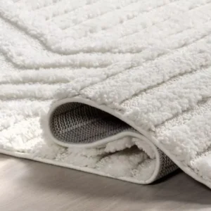 Risette Geometric Shaggy Rug img 1