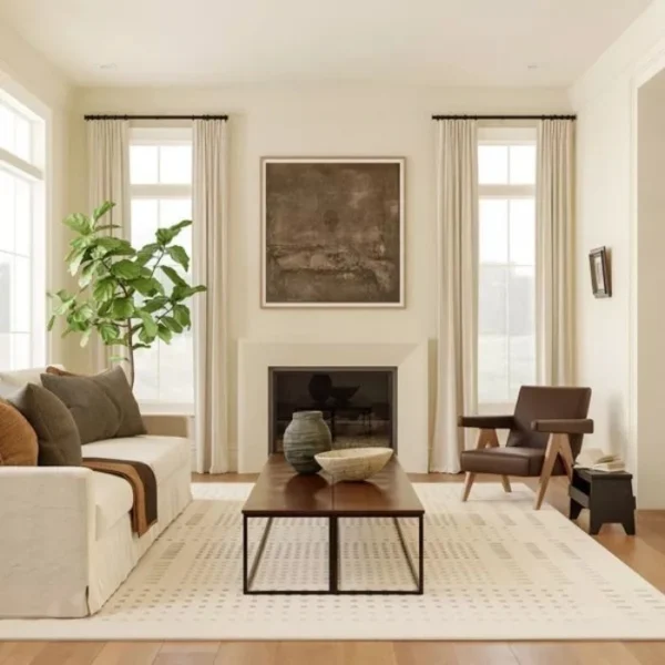 Rowyn Geometric Area Rug Rug img 1