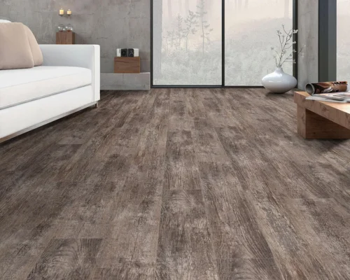 Rustic Grey Vinyl Flooring in Dubai