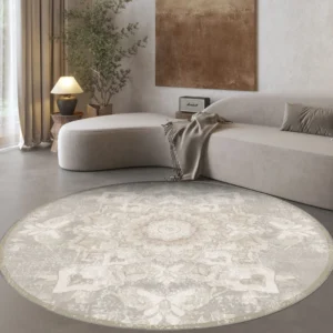 Samuel Cream Medallion Turkish Carpet img 2