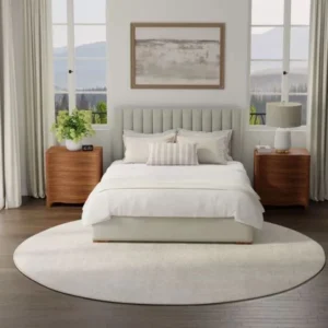 Serenity Abstract Indoor Round Rug