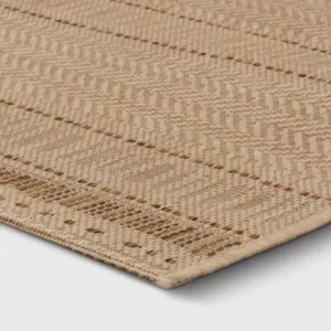 Stitched Stripe Outdoor Rug img 1
