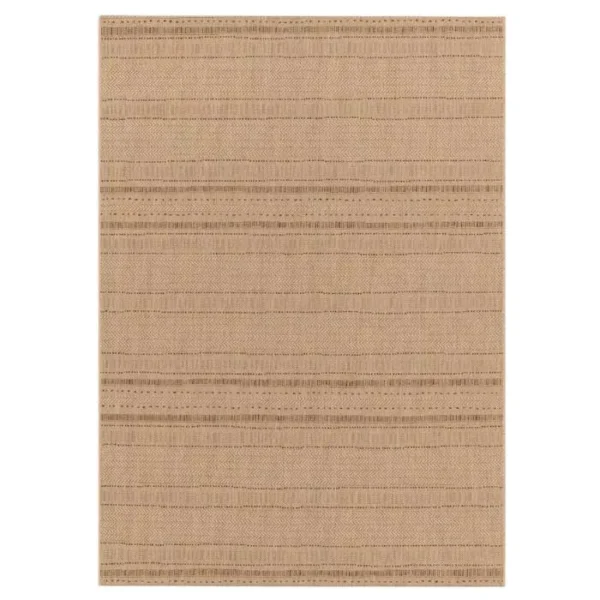 Stitched Stripe Outdoor Rug img 3