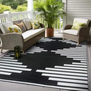 Stripe Diamond Outdoor Rug
