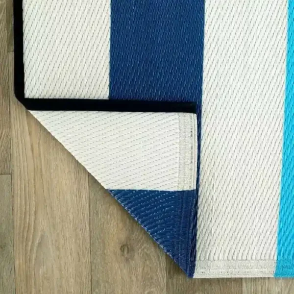 Stripe Reversible Outdoor Rug img 2