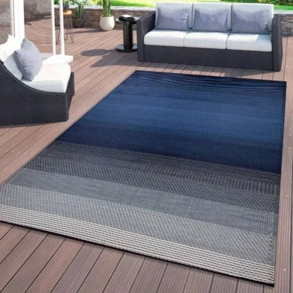 Stripe Shade Outdoor Rug img 1
