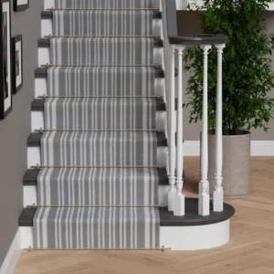 Striped Stair Carpet Runner