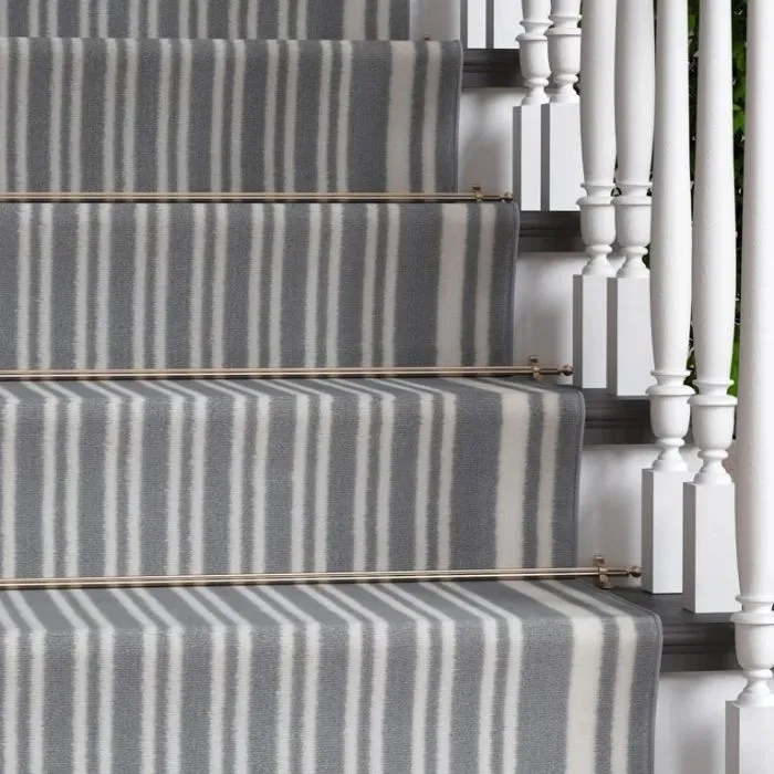 Striped Stair Carpet Runner img 1