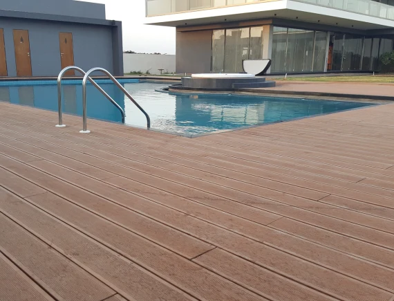 Swimming Pool WPC Decking Abu Dhabi