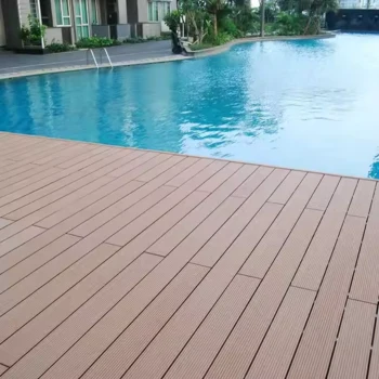 Customized WPC decking installation Dubai