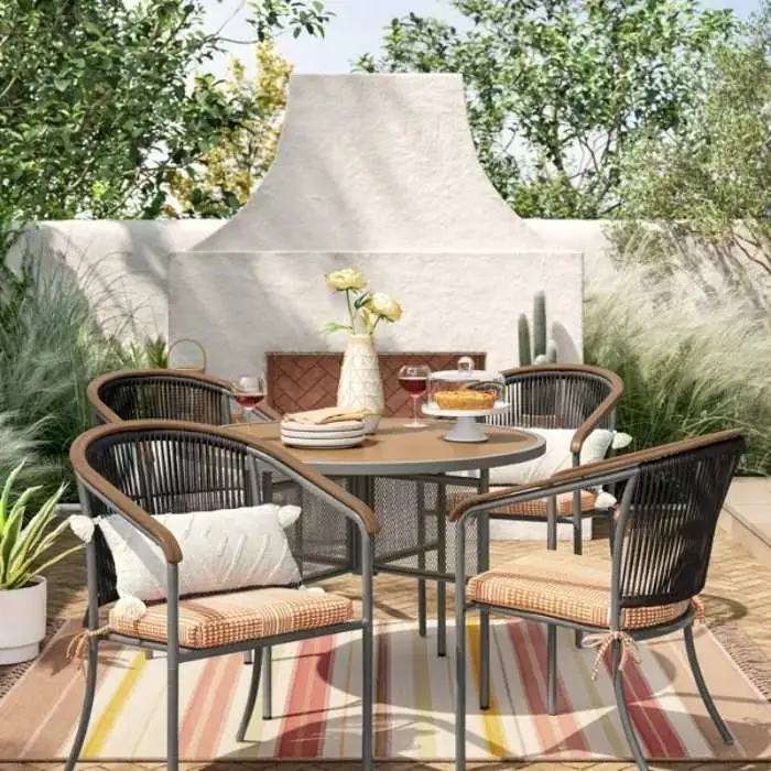 Textural Outdoor Area Rug