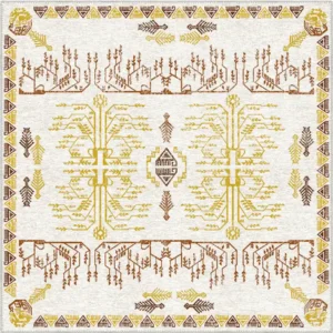 Tigris Yellow & Orange Turkish Rugs Dubai